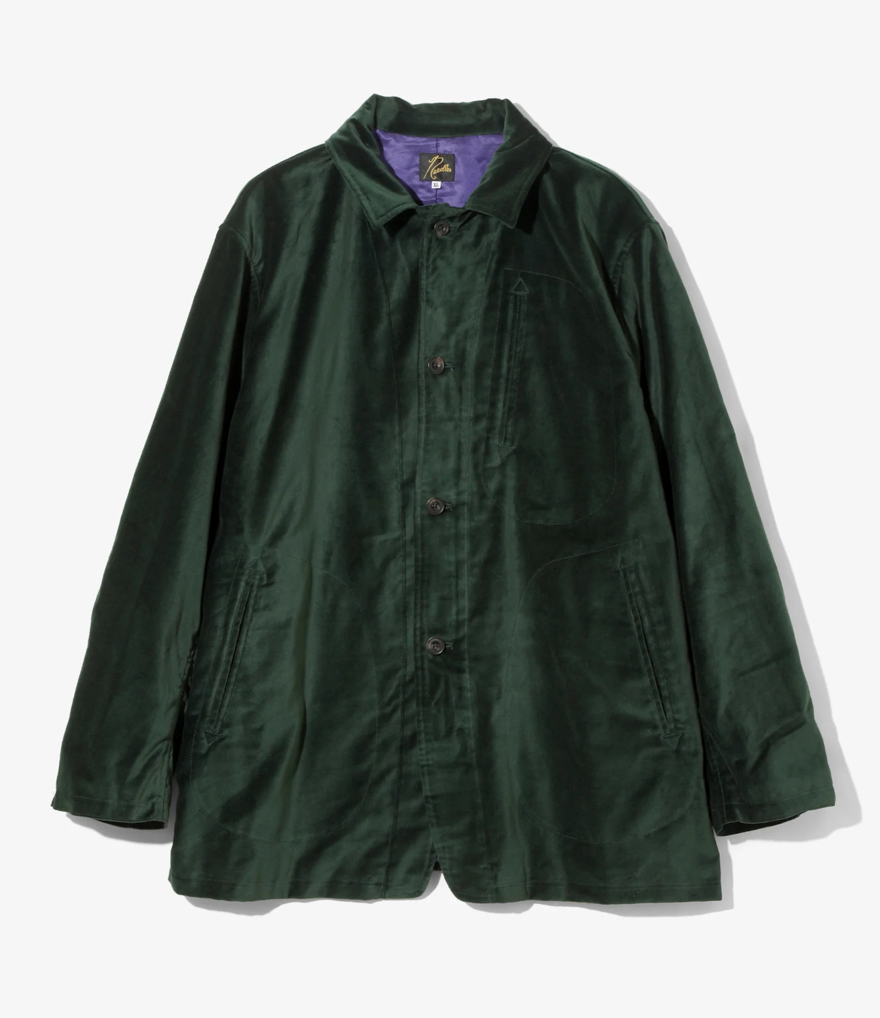 Arrow Jacket - Dk. Green - Velveteen
