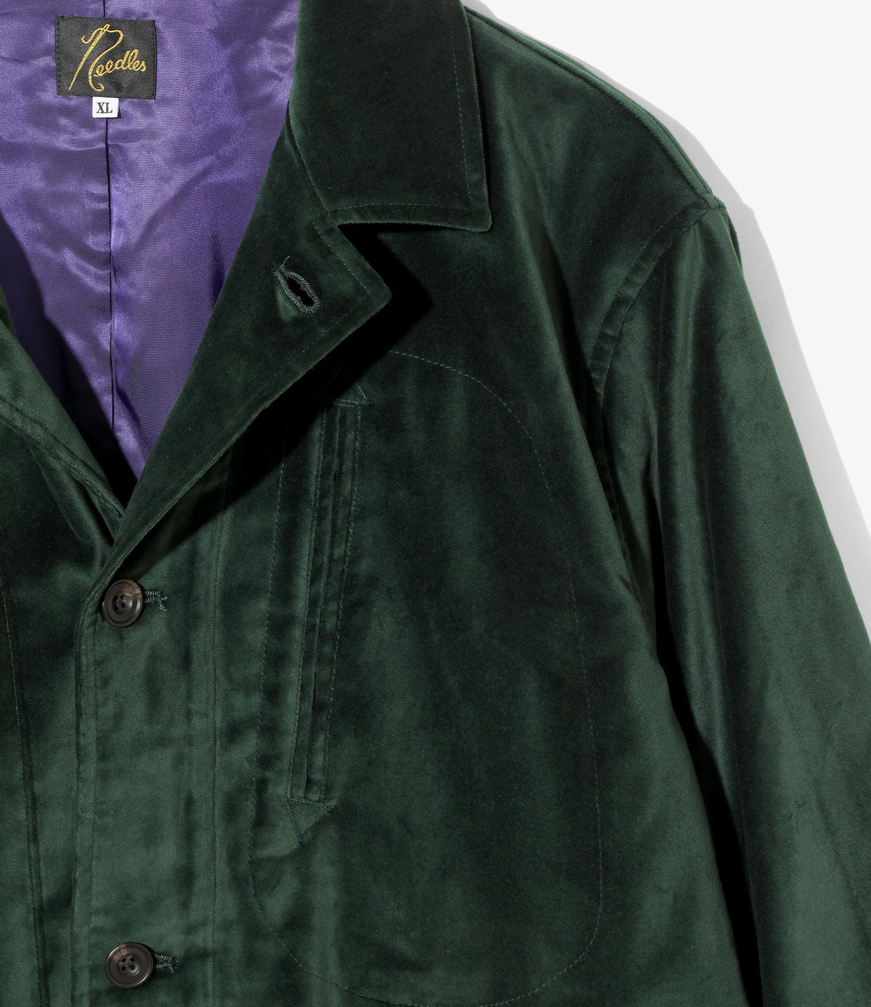 Arrow Jacket - Dk. Green - Velveteen