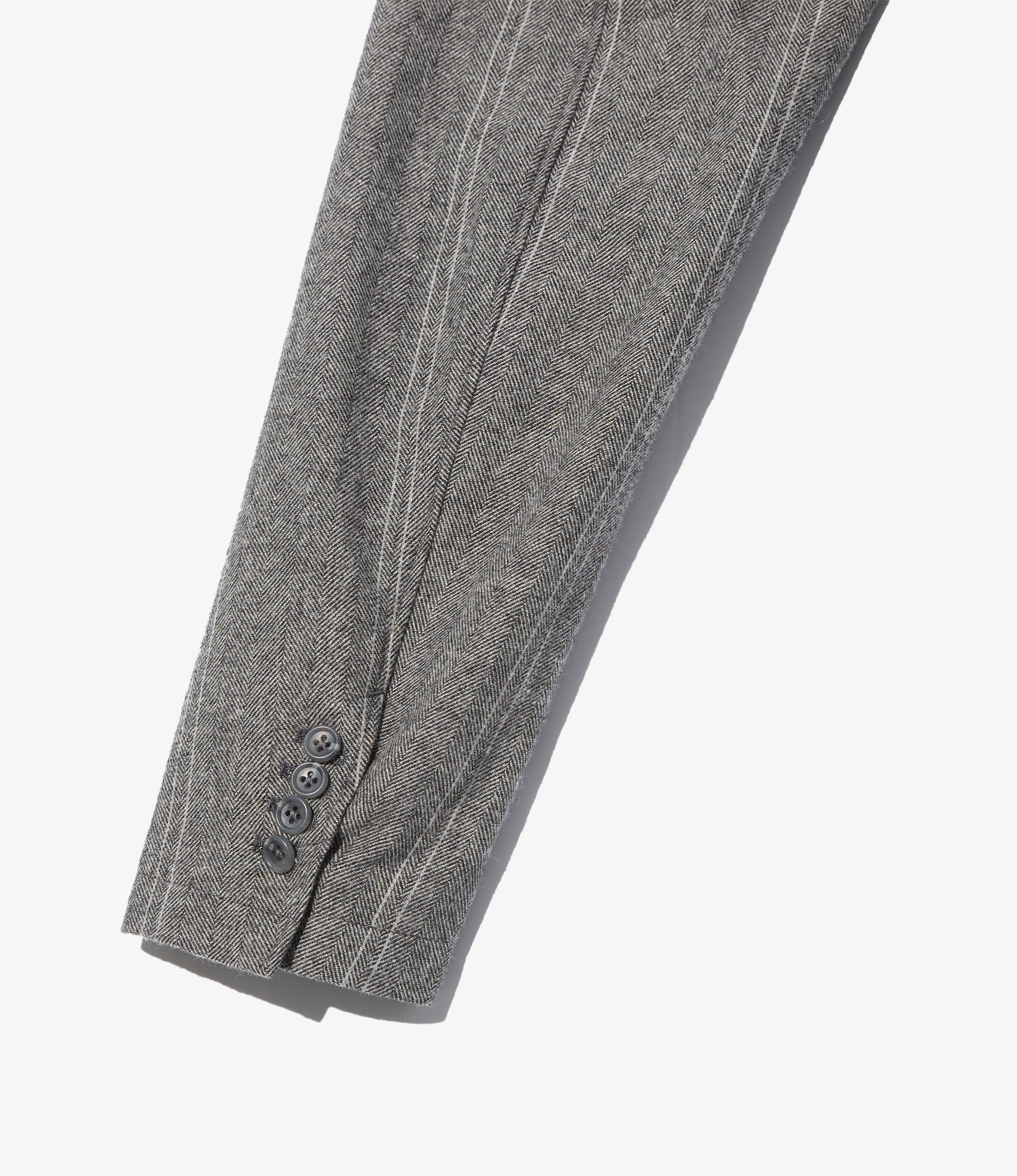 Andover Jacket - Lt. Grey Wool Striped HB 4 Andover Jacket - Lt. Grey Wool Striped HB