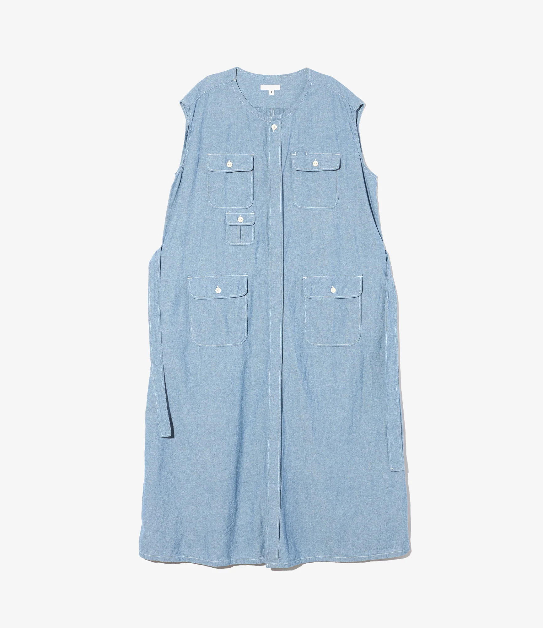 Bush Dress - Lt. Blue 4.5oz Cotton Chambray