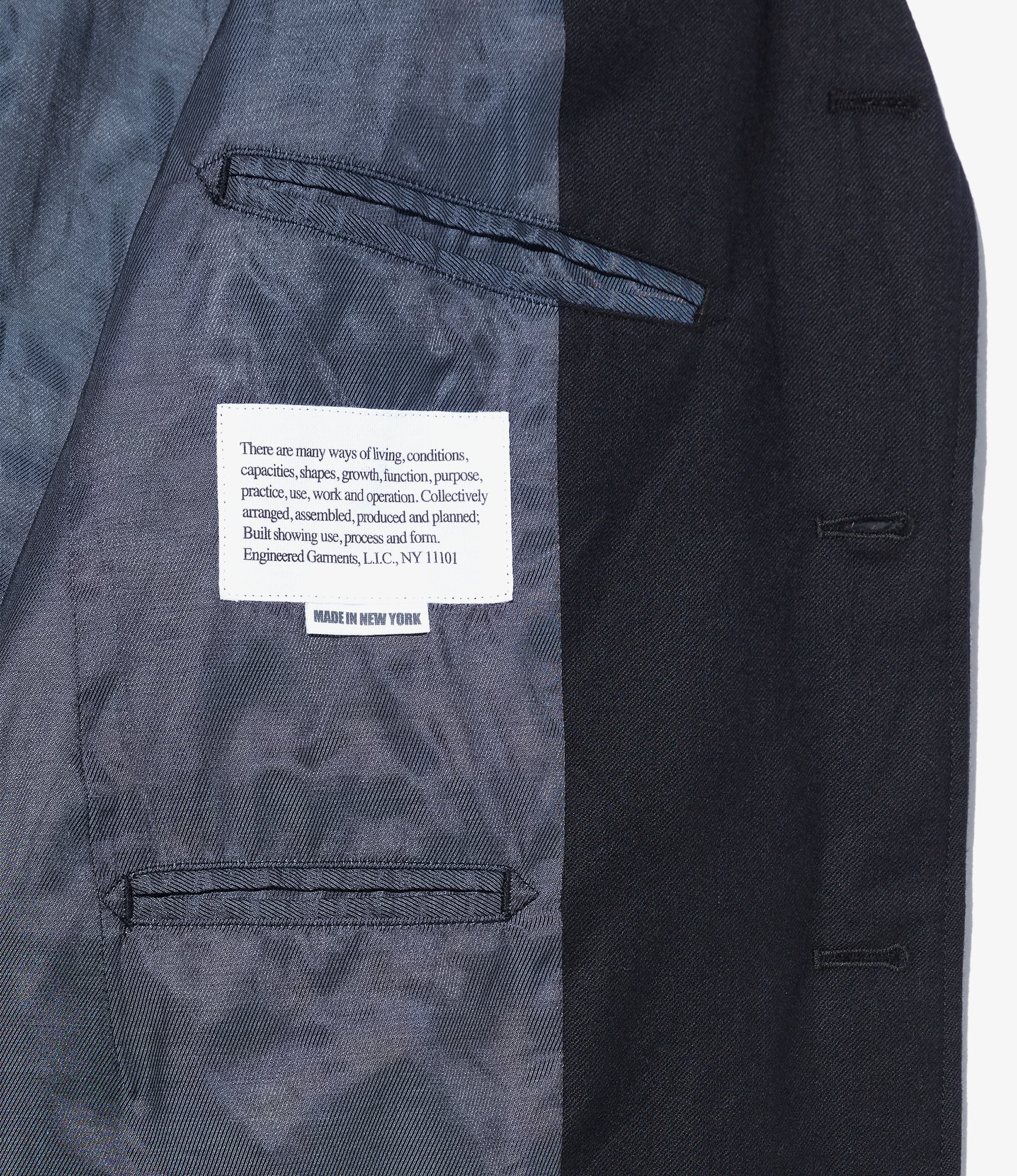 Andover Jacket - Dk. Navy High Count Worsted Wool