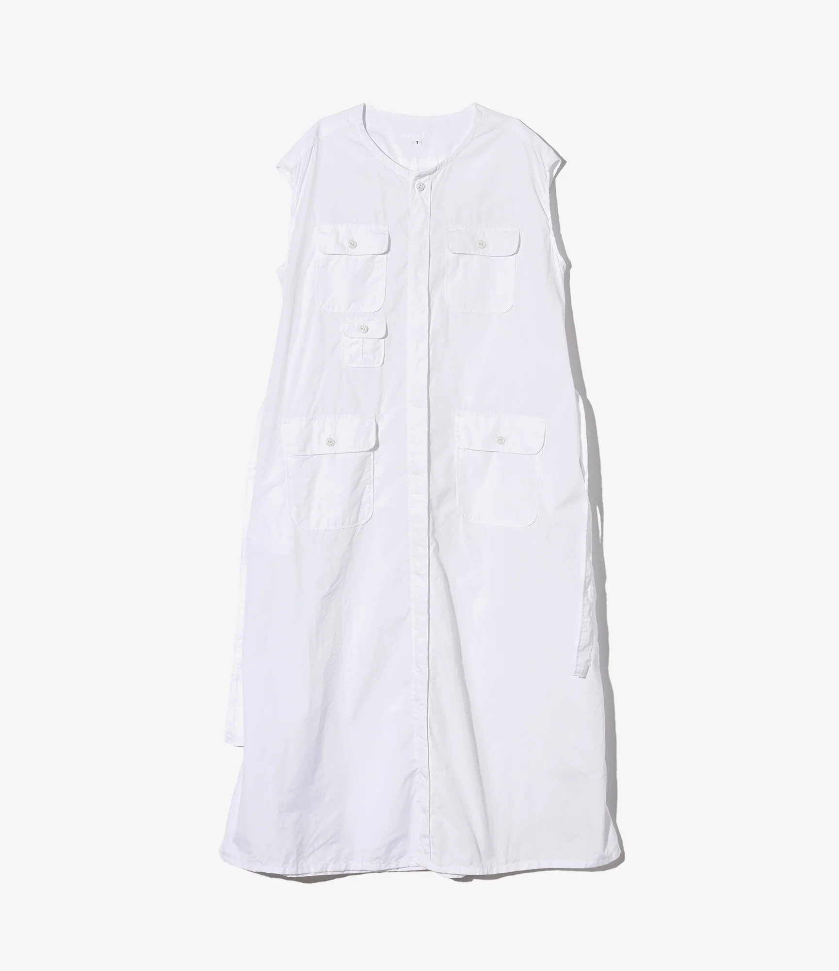 Bush Dress - White 100's 2Ply Broadcloth