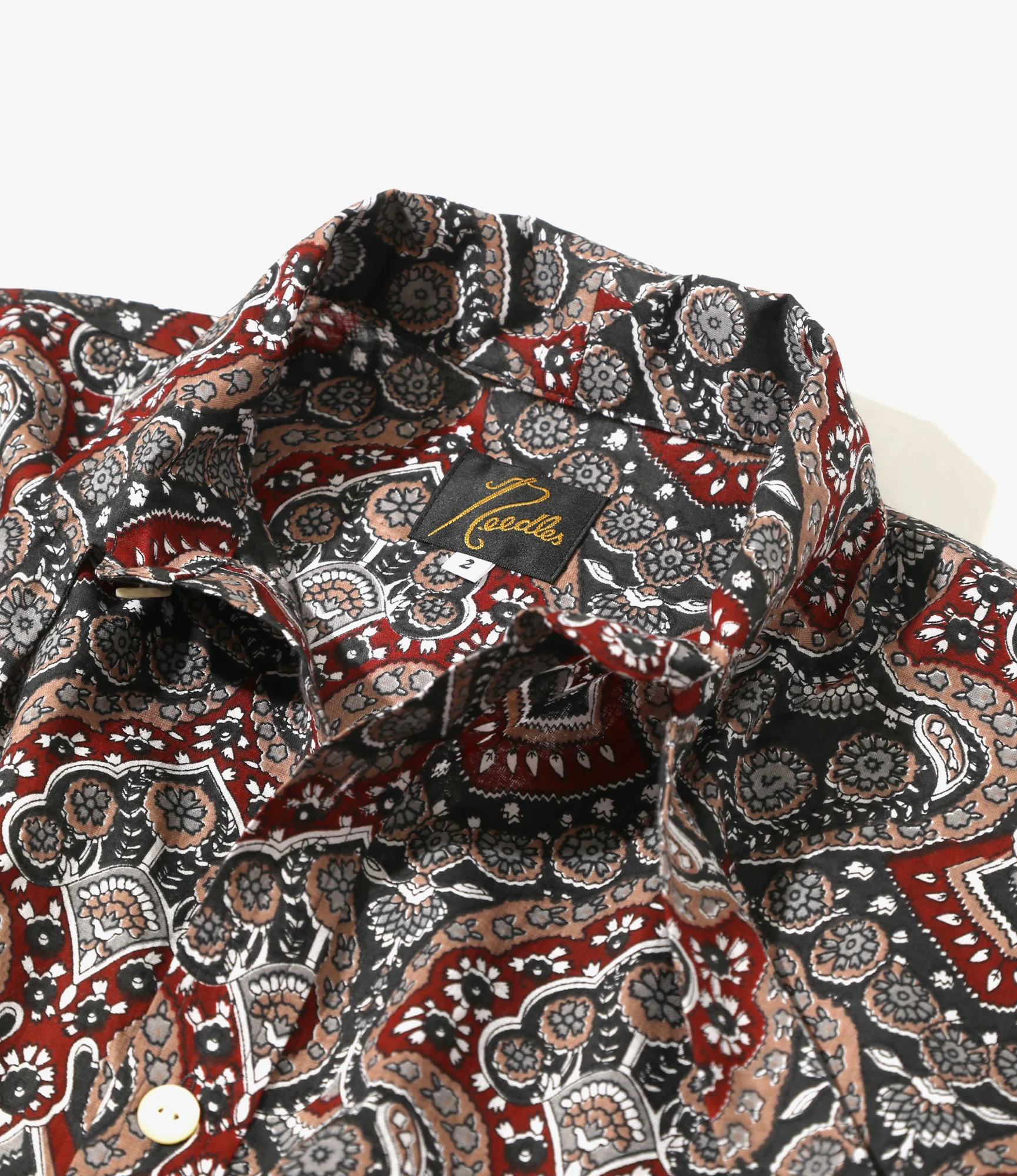Ascot Collar Dress -  Arabesque - Printed Cotton Lawn