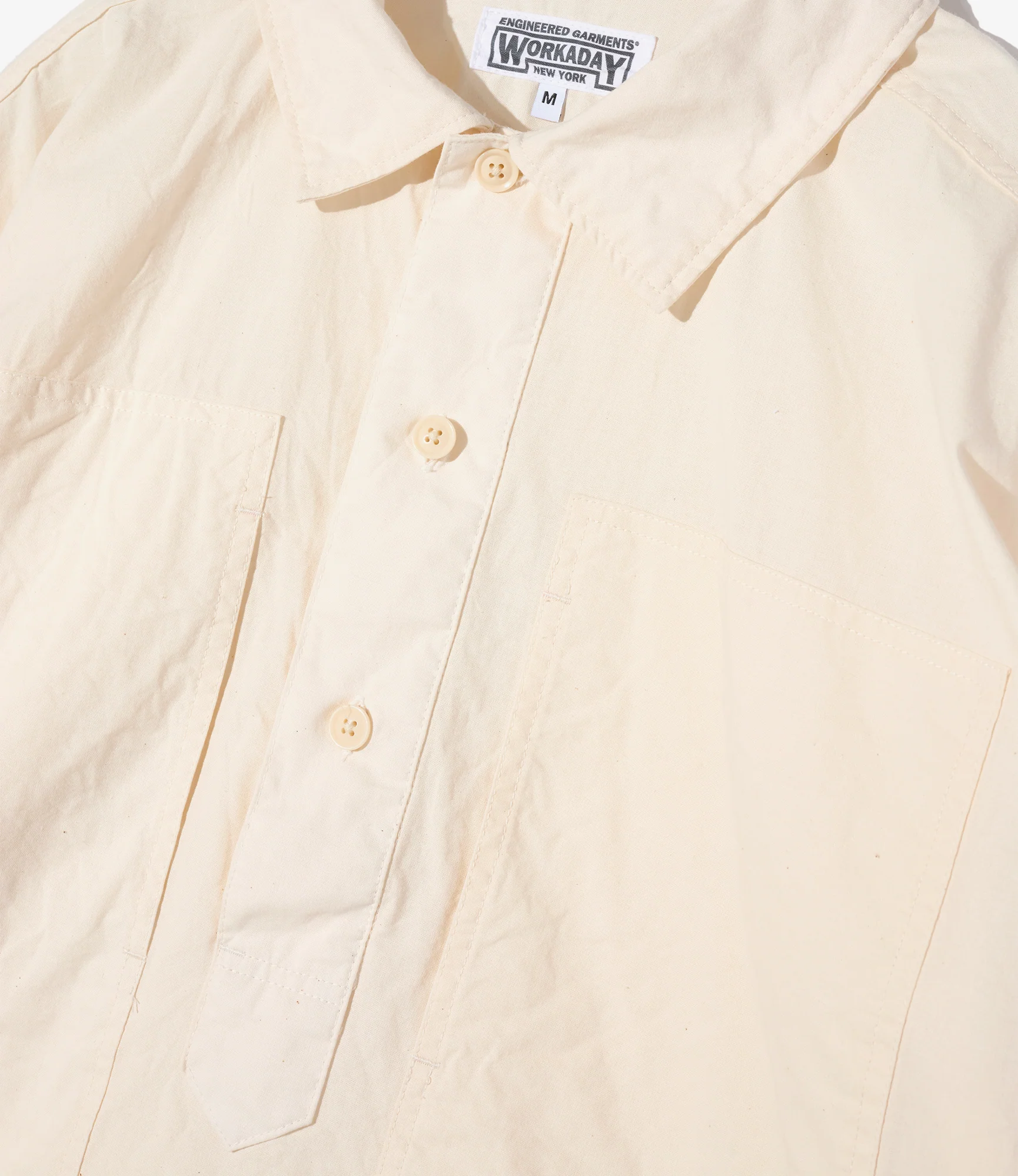 Army Pop Over Shirt - Natural Kona Cotton