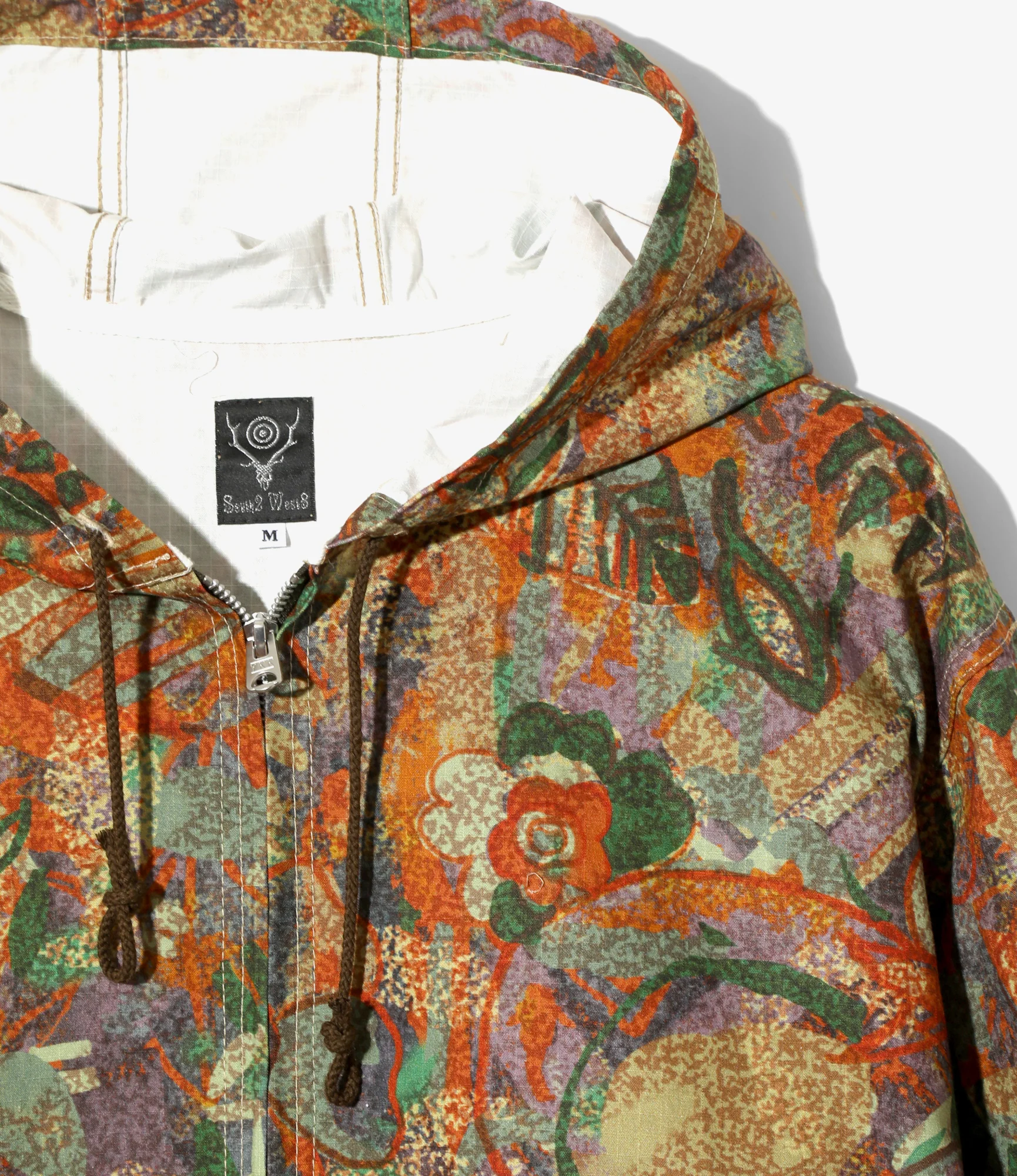 Zipped Work Hoody - EZO Forest - Cotton Ripstop / Printed