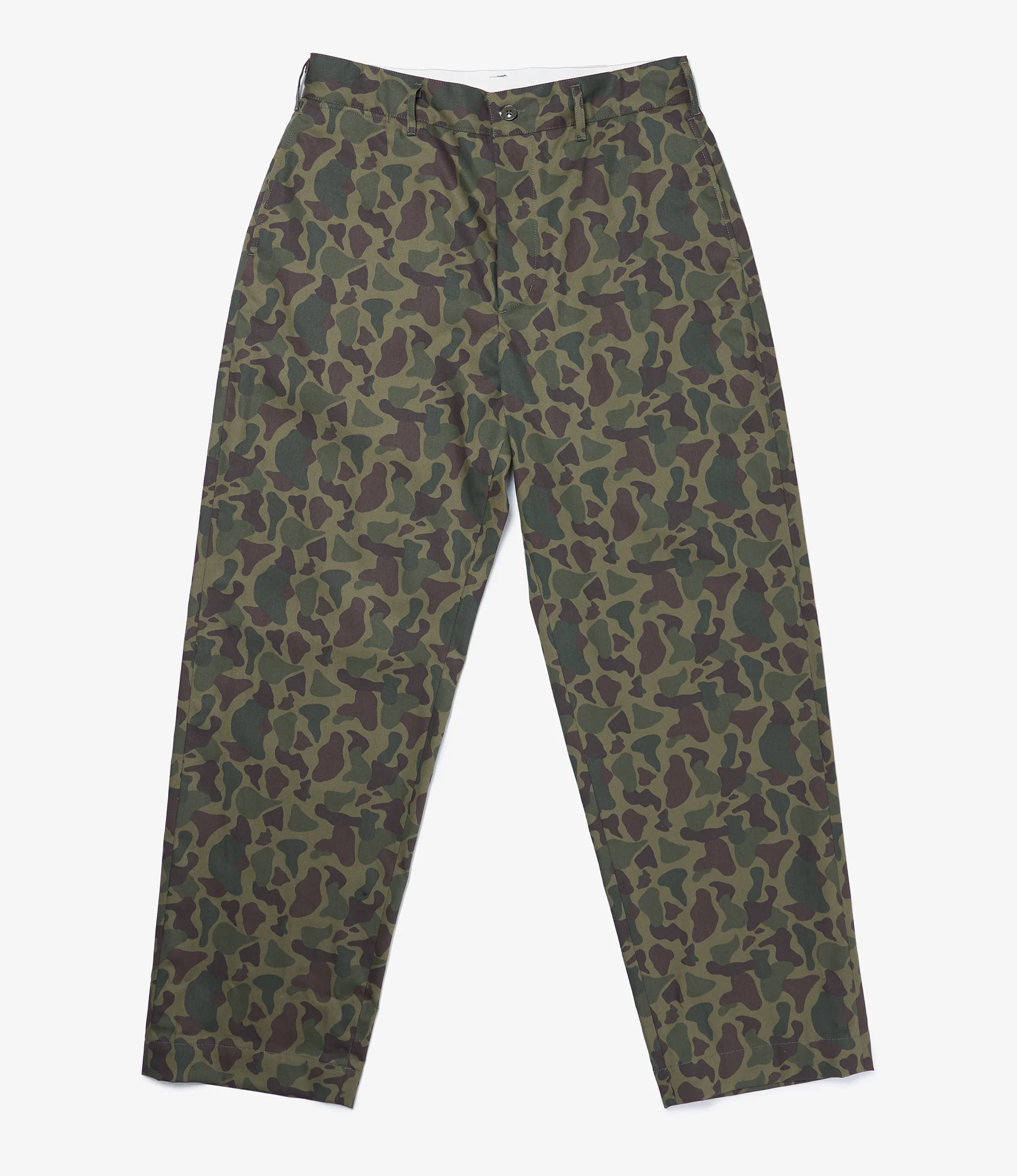 Chino Pant - Olive Camo 6.5oz Flat Twill