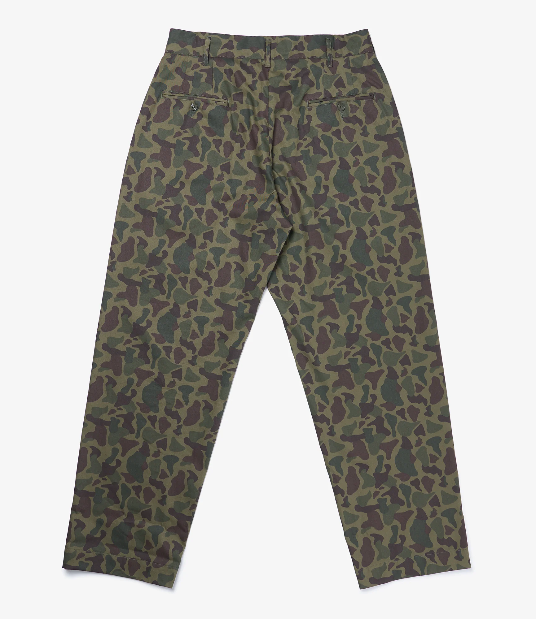 Chino Pant - Olive Camo 6.5oz Flat Twill