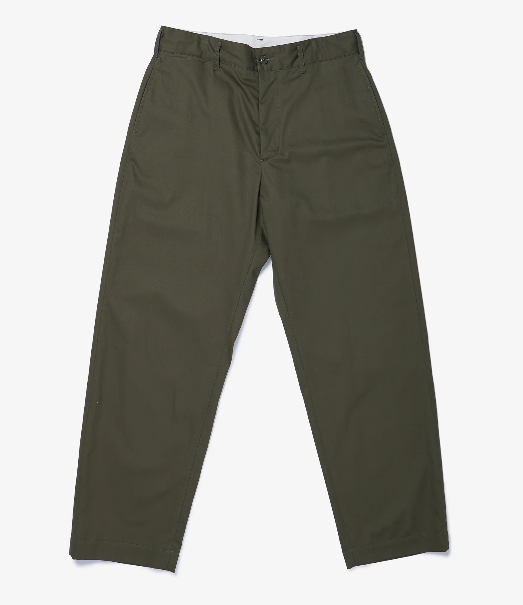 Chino Pant - Olive 6.5oz Flat Twill