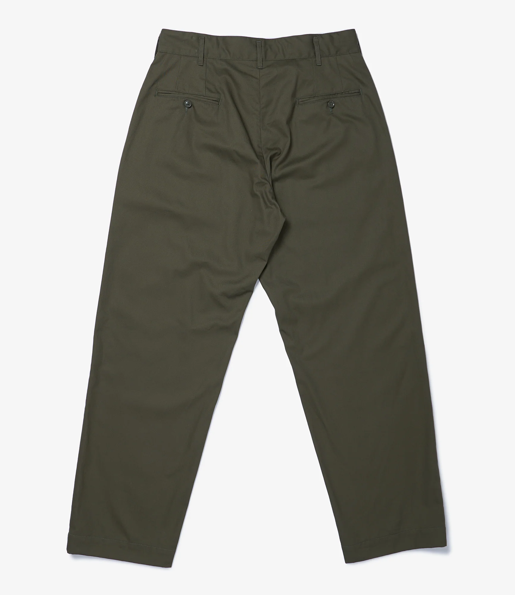 Chino Pant - Olive 6.5oz Flat Twill