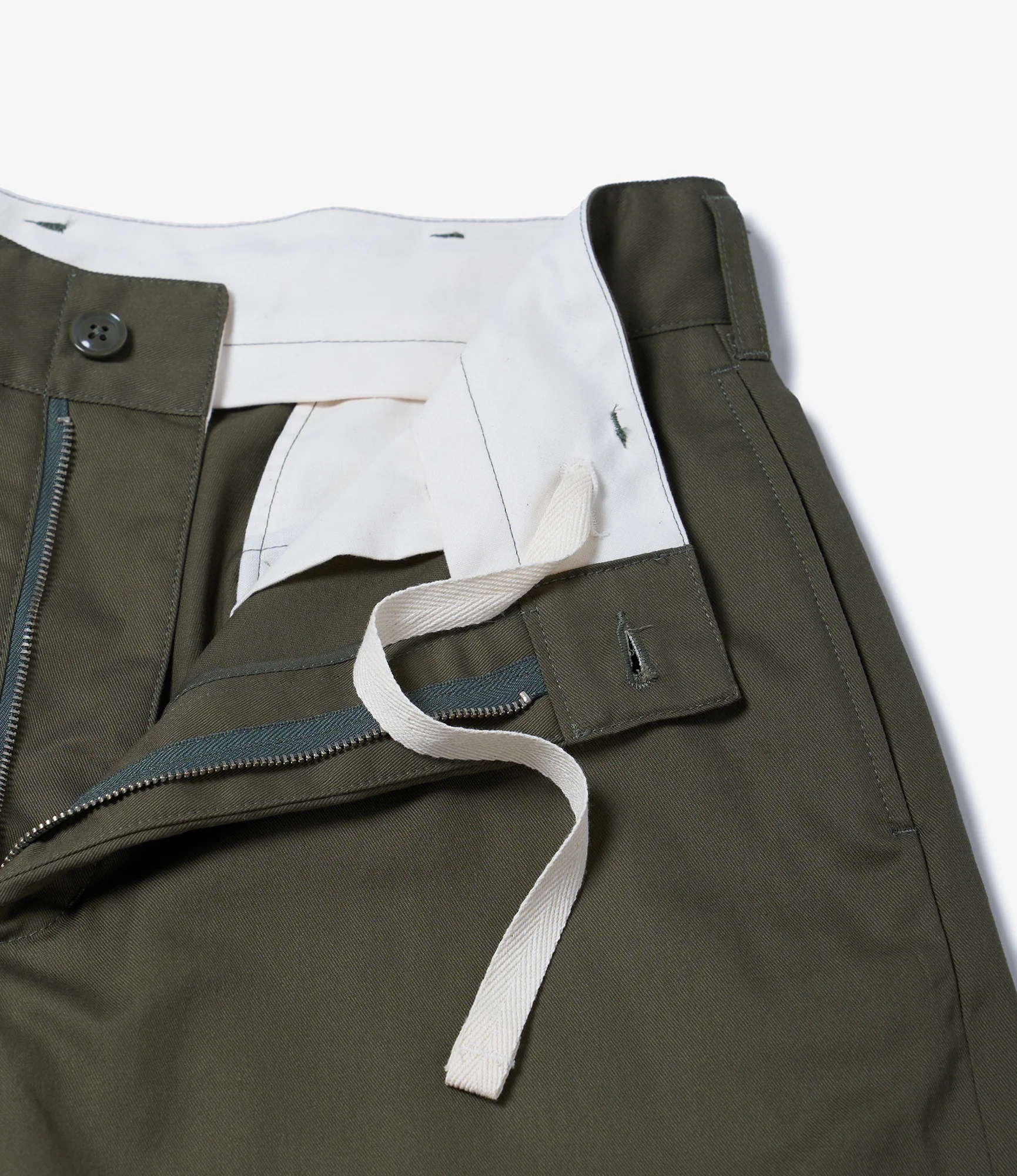Chino Pant - Olive 6.5oz Flat Twill