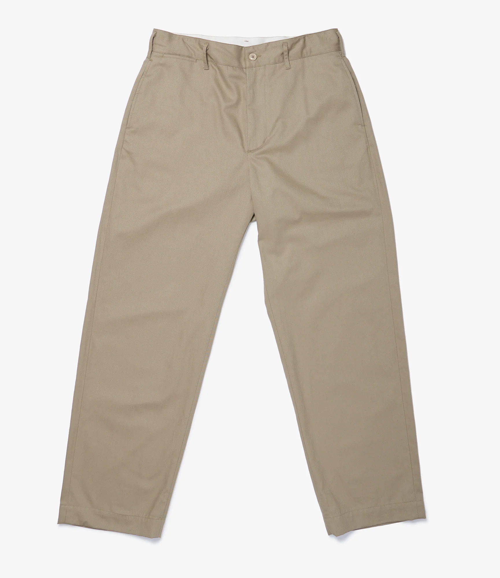 Chino Pant - Khaki 6.5oz Flat Twil