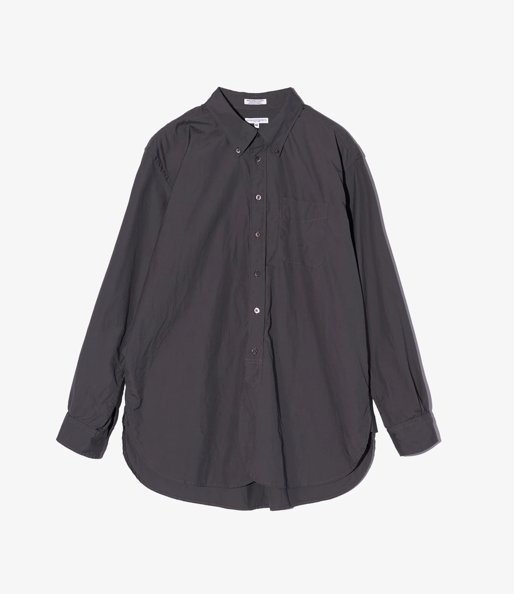 19th Century BD Shirt - Charcoal 100's 2Ply Broadcloth