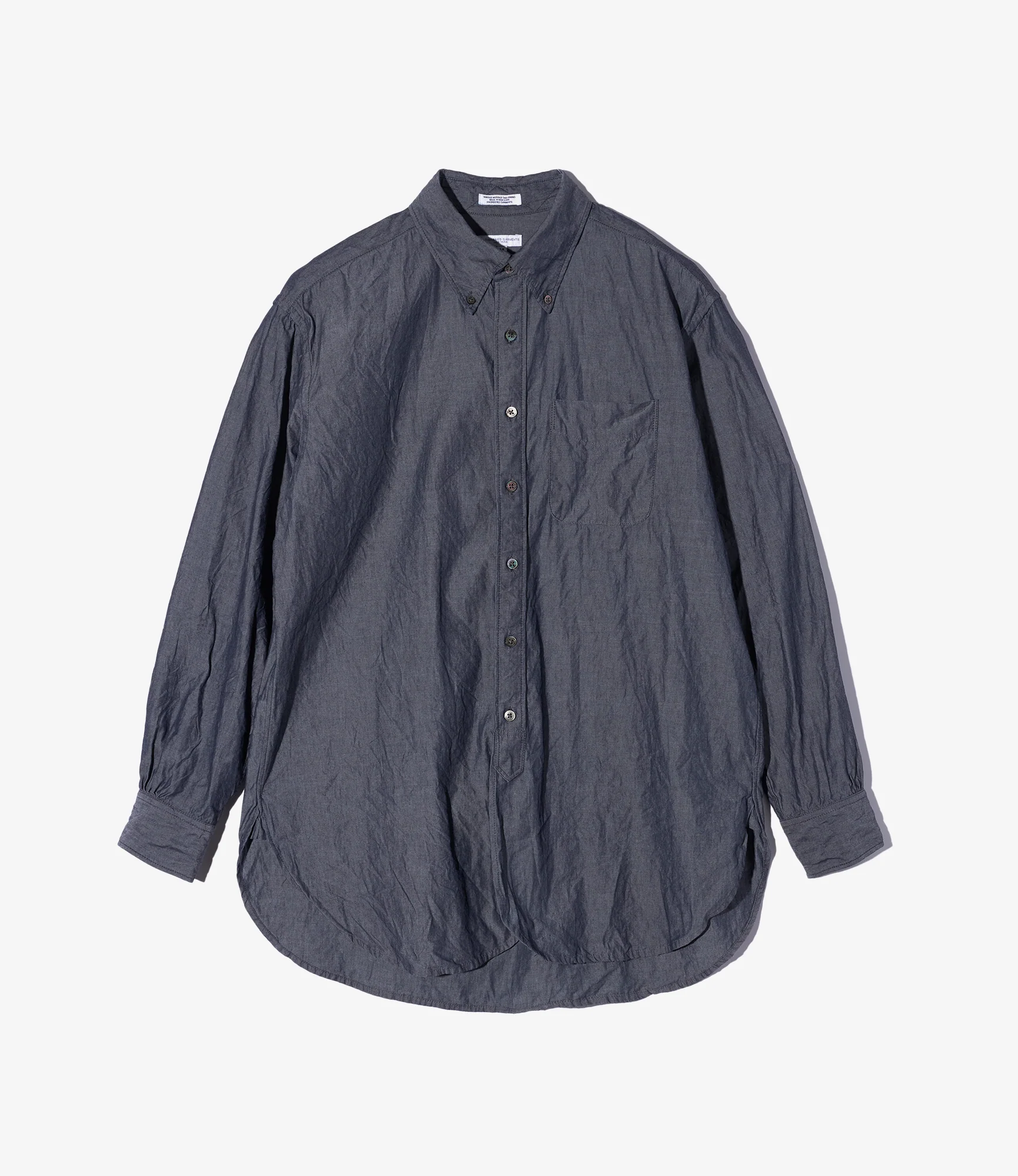 19th Century BD Shirt - Indigo Cotton Chambray