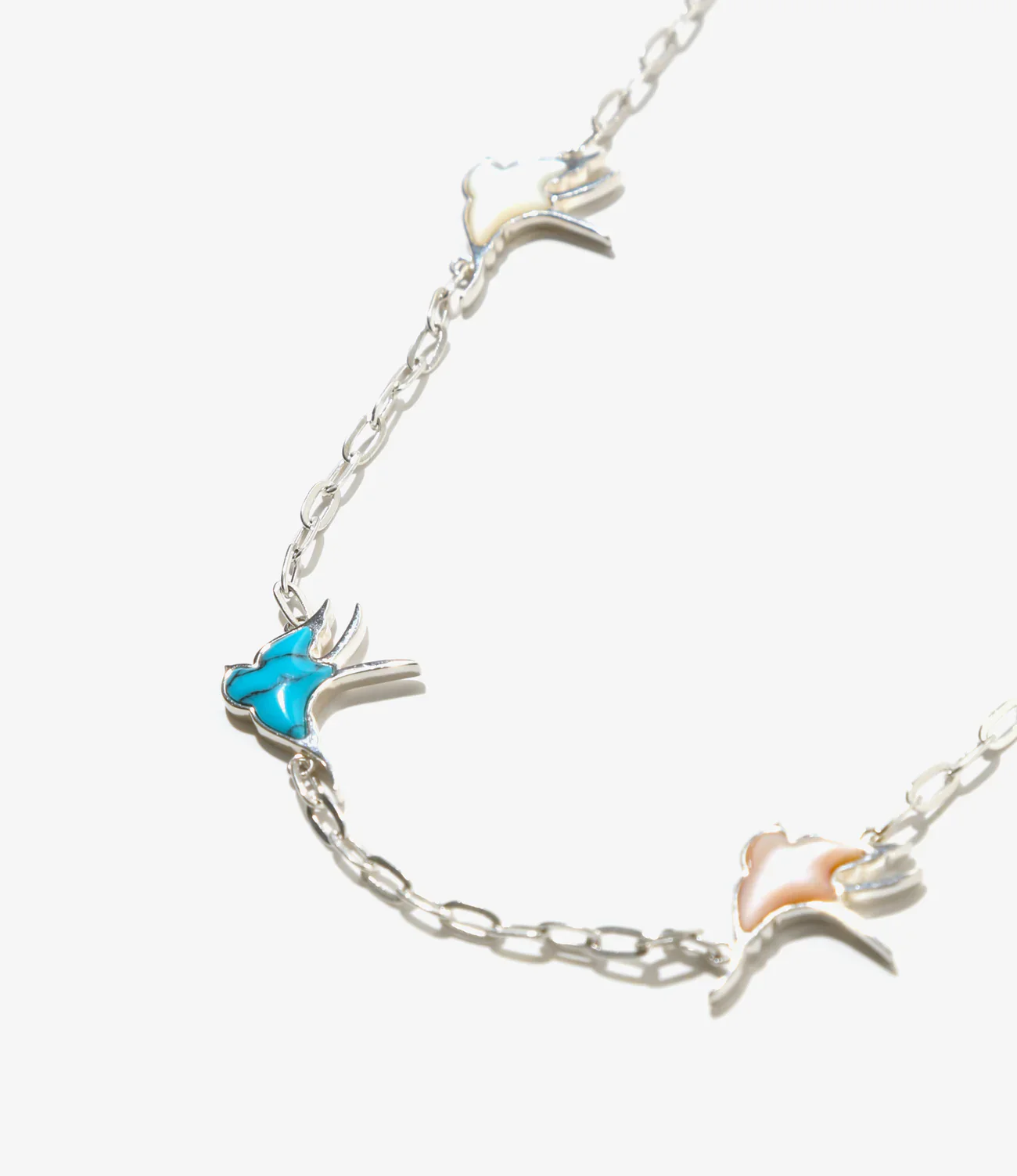 Swallow Motif Necklace - Crazy