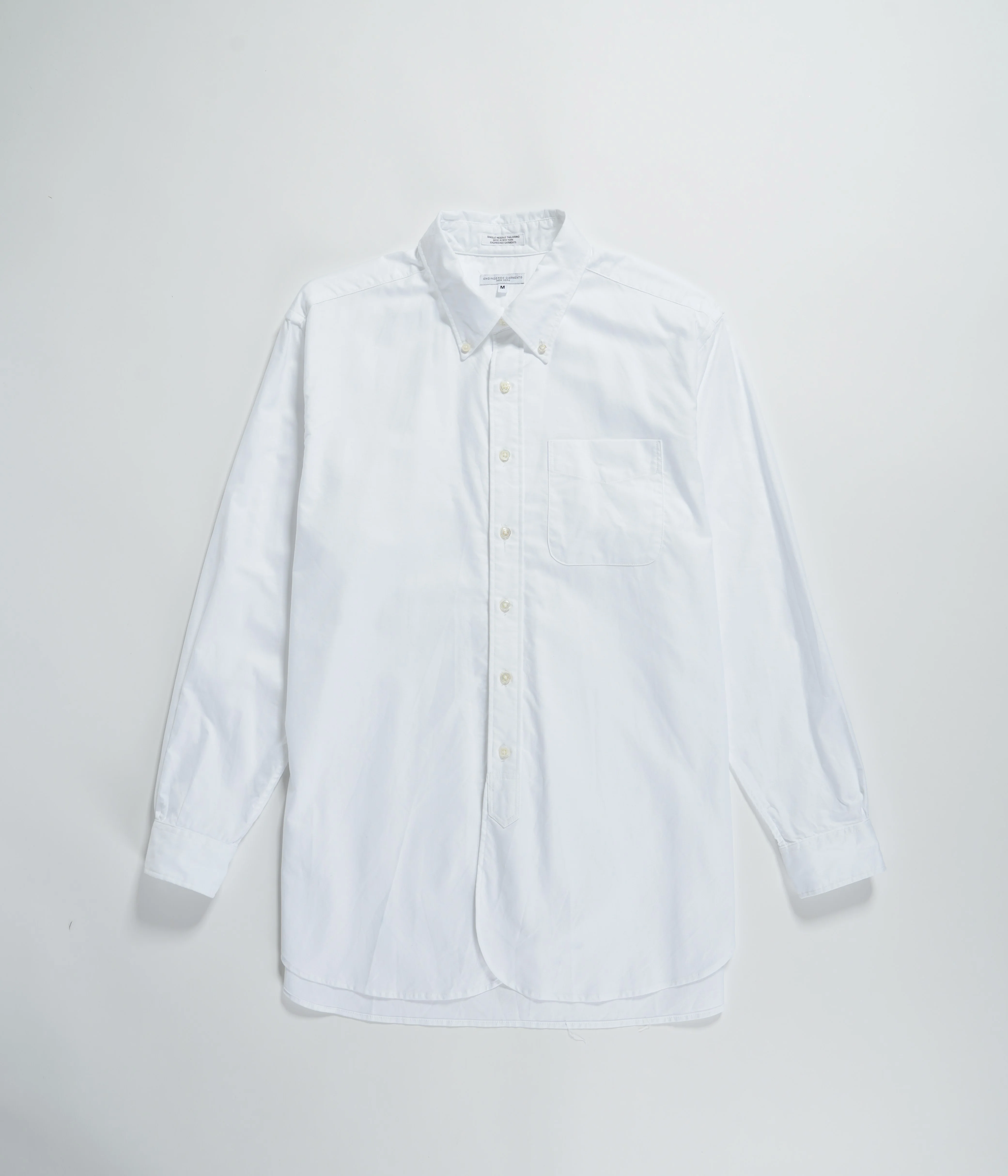 19 Century BD Shirt - White Cotton Oxford