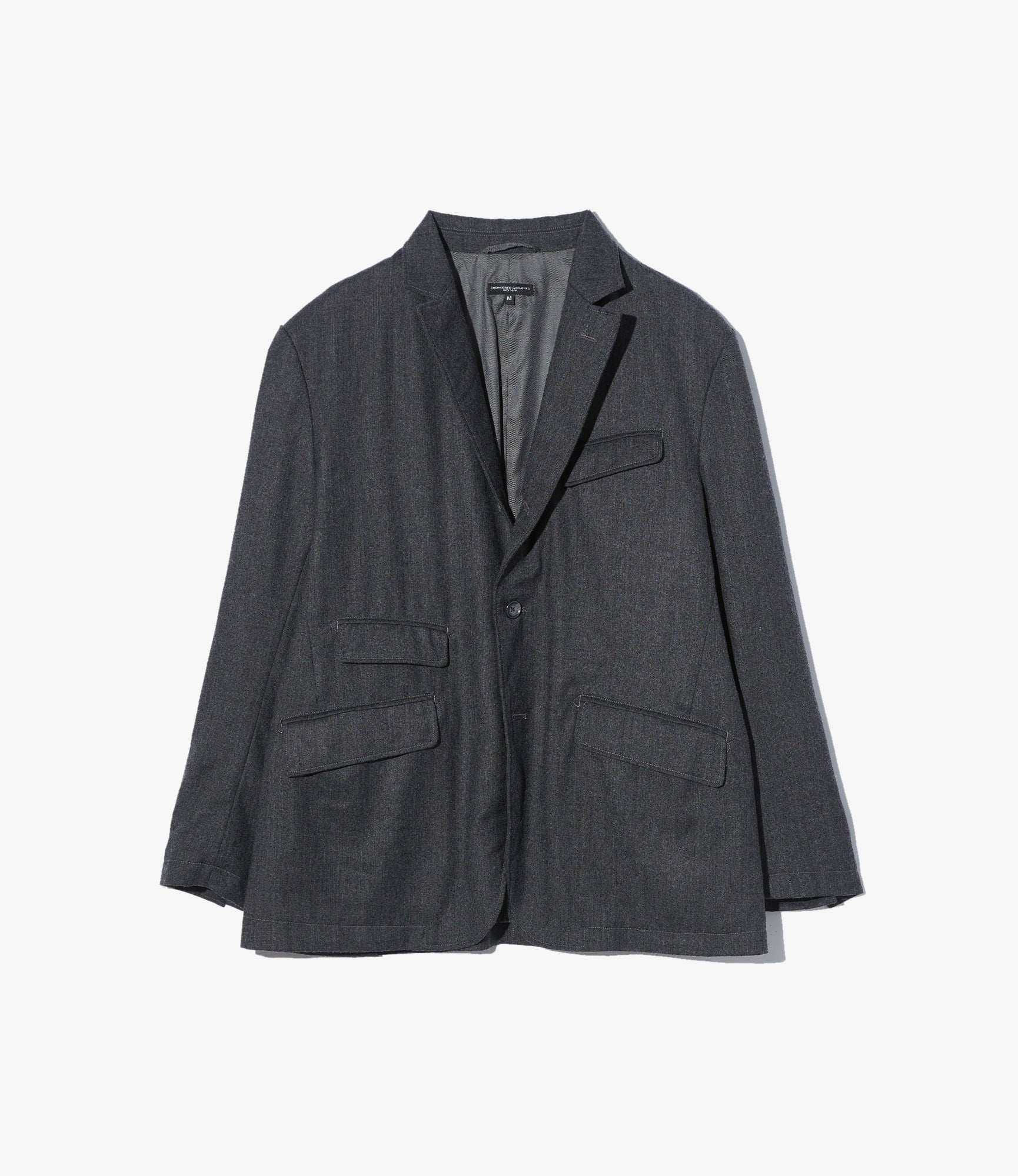 Andover Jacket - Charcoal High Count Worsted Wool