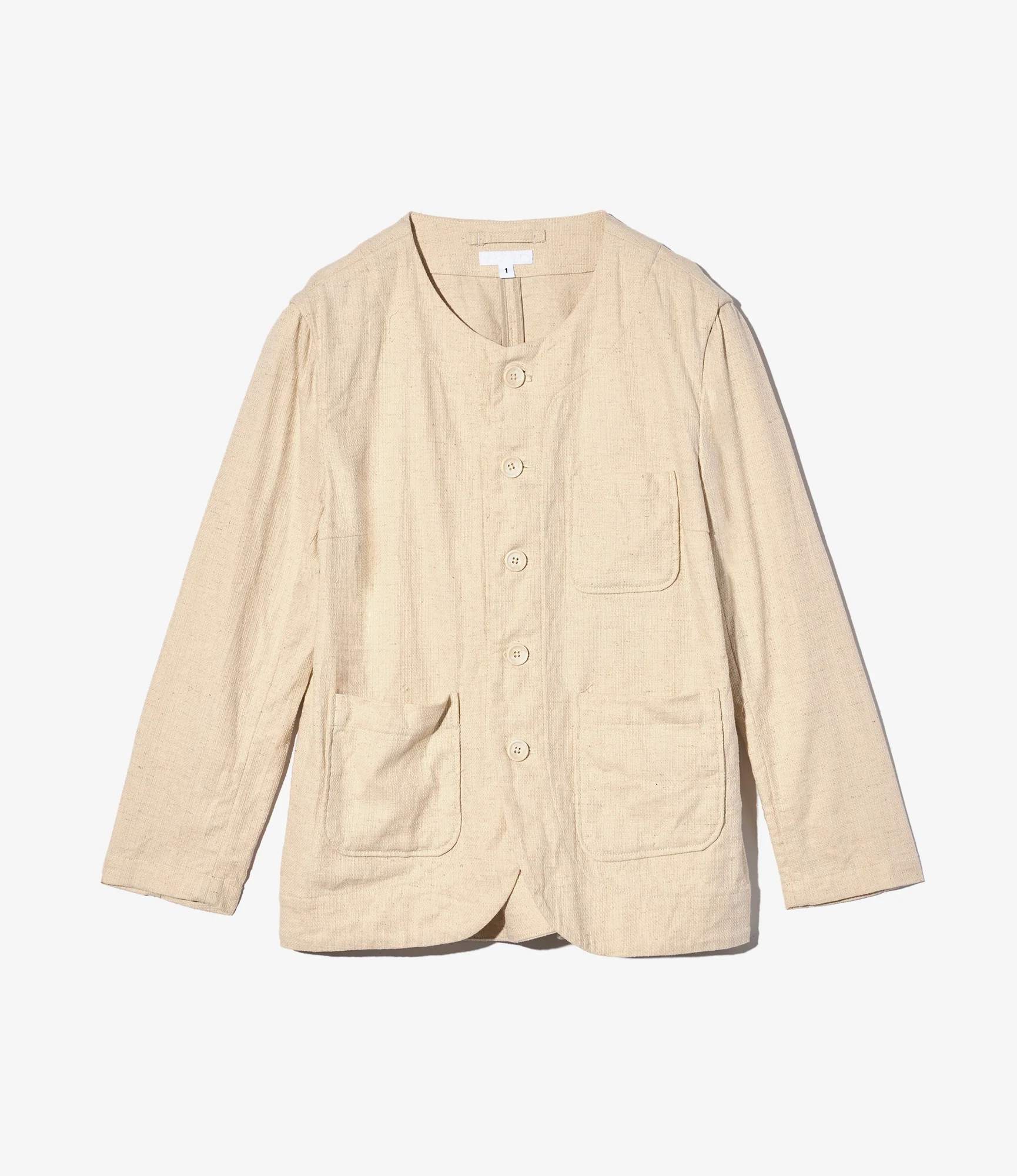 Cutaway Jacket - Natural CL Java Cloth