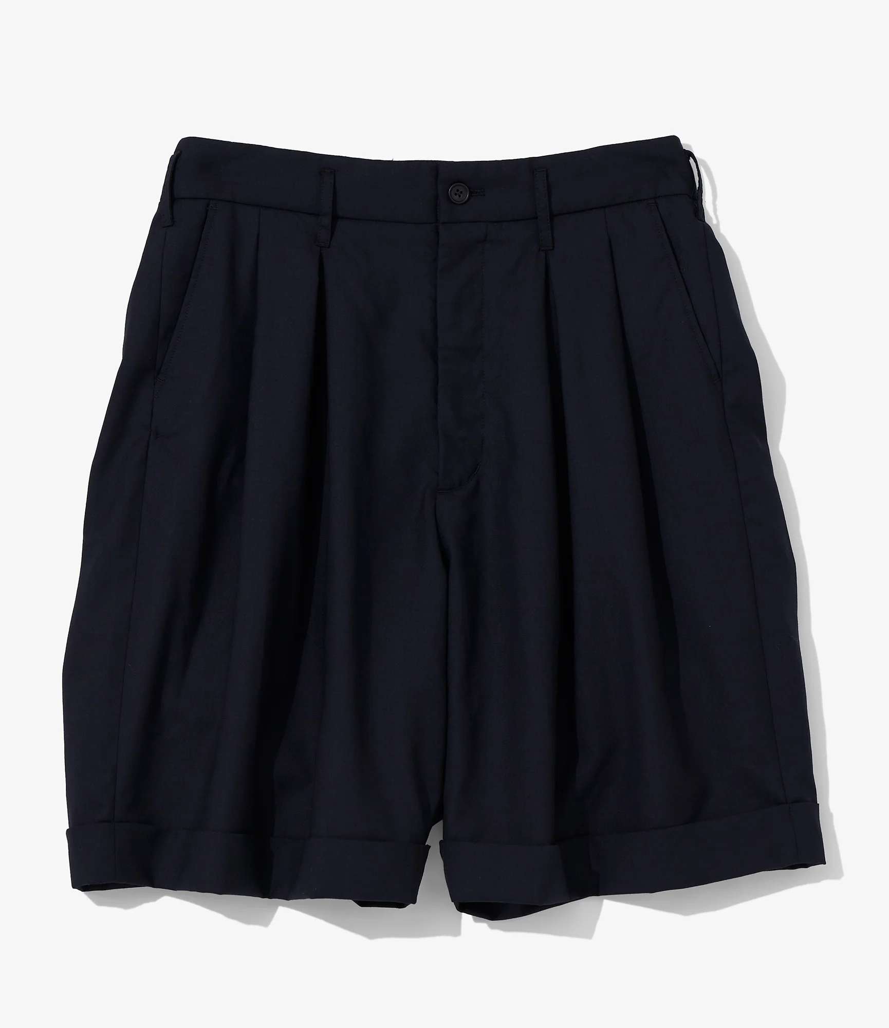 Bontan Shorts for NNY x Blue in Green - Dk. Navy Tropical Wool