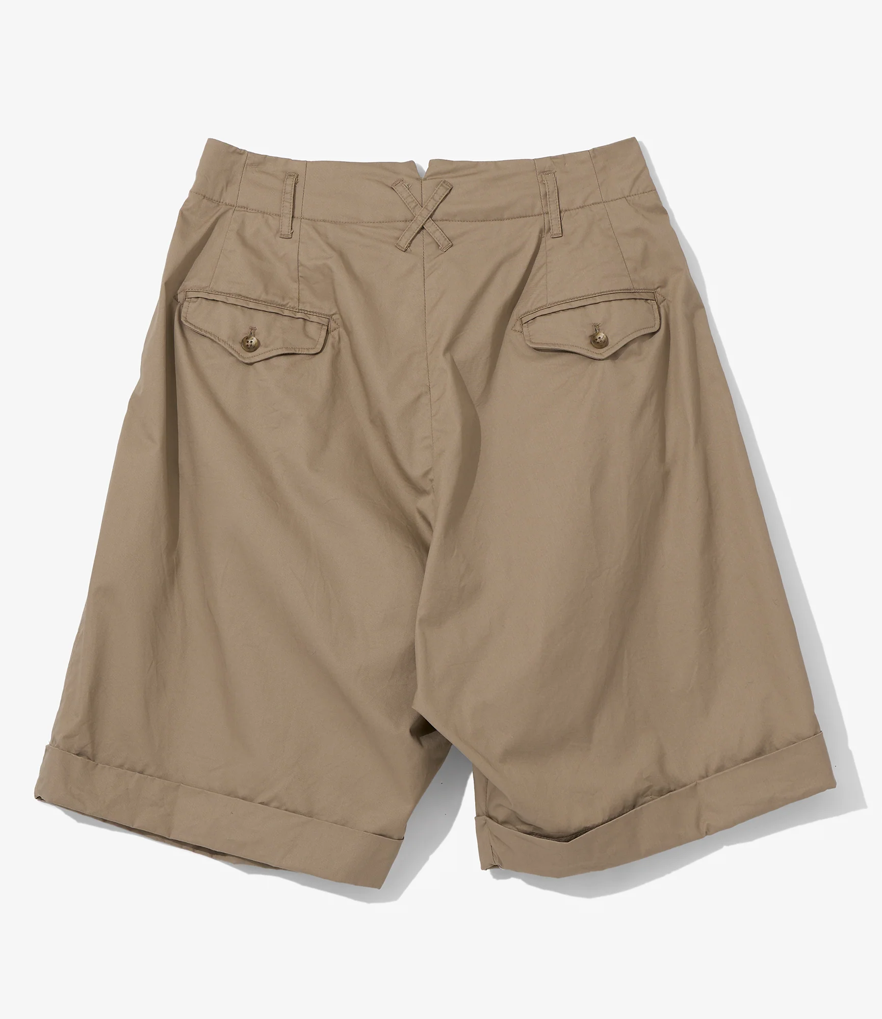 Bontan Shorts for NNY x Blue in Green - Khaki Highcount Twill 2 Bontan Shorts for NNY x Blue in Green - Khaki Highcount Twill