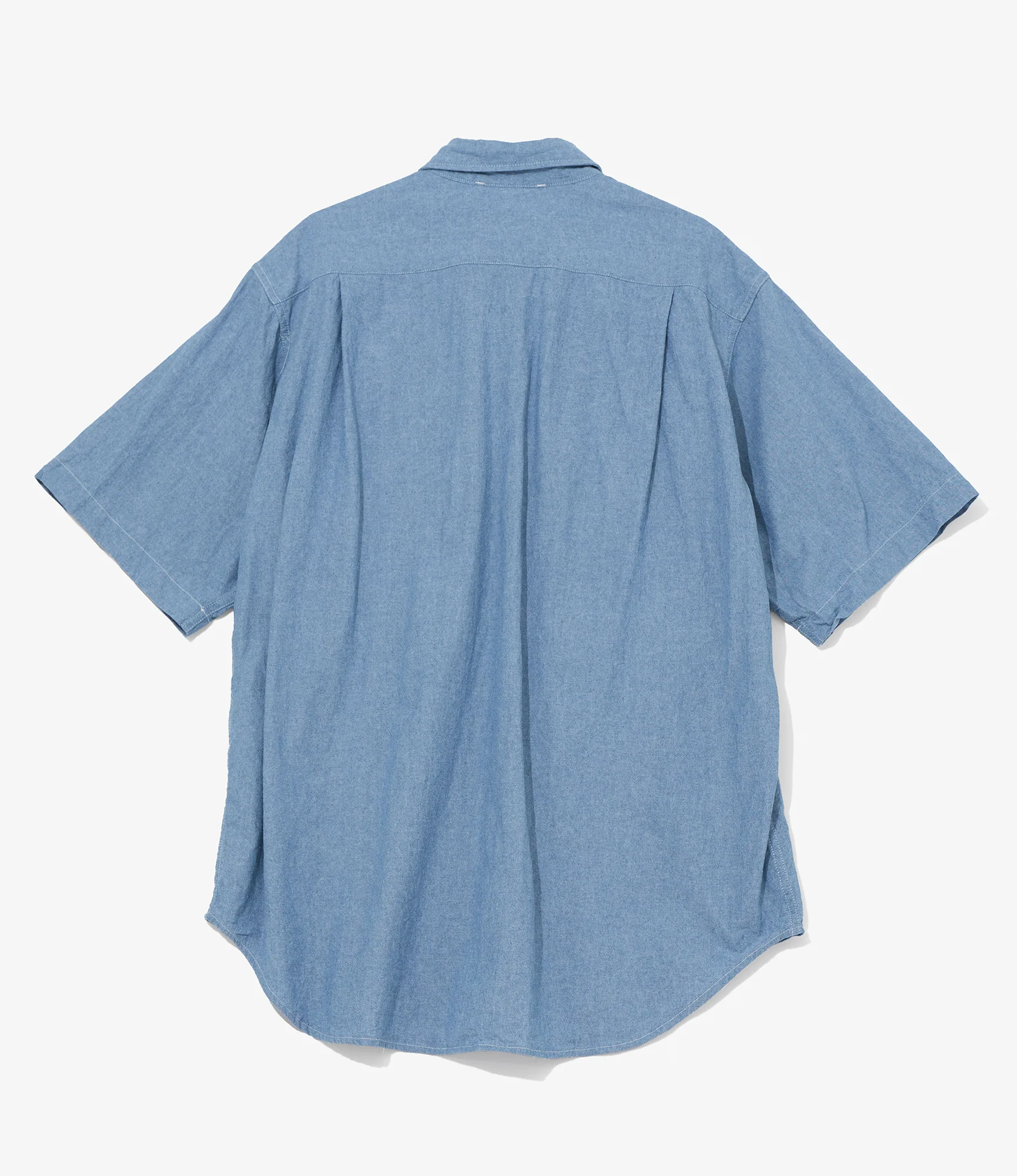 S/S Cargo Shirt for NNY x Blue in Green - Lt. Blue 4.5oz Cotton Chambray 2 S/S Cargo Shirt for NNY x Blue in Green - Lt. Blue 4.5oz Cotton Chambray