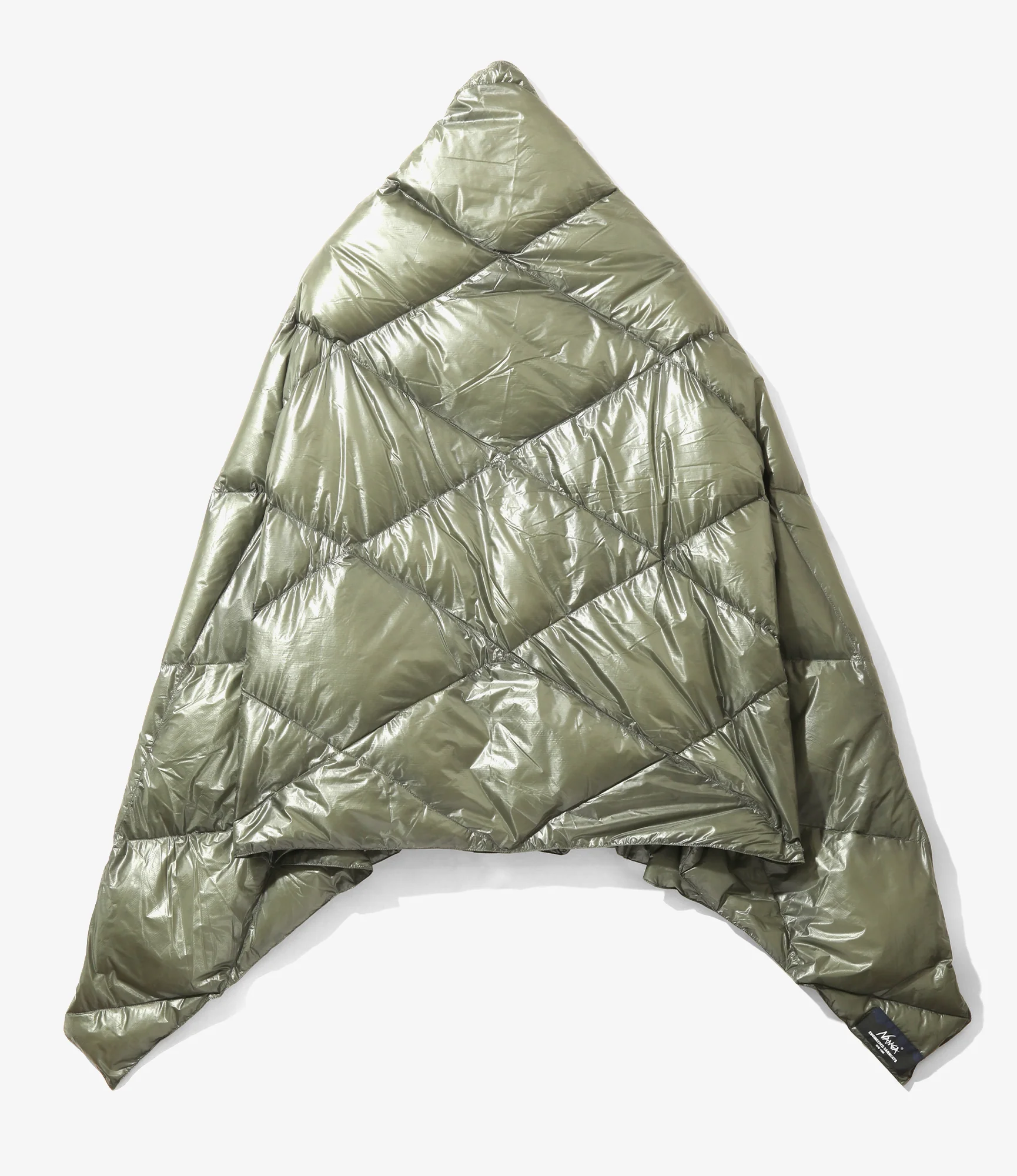 Engineered Garments x Nanga - Snap Shawl - Khaki -Nylon 4 Engineered Garments x Nanga - Snap Shawl - Khaki -Nylon