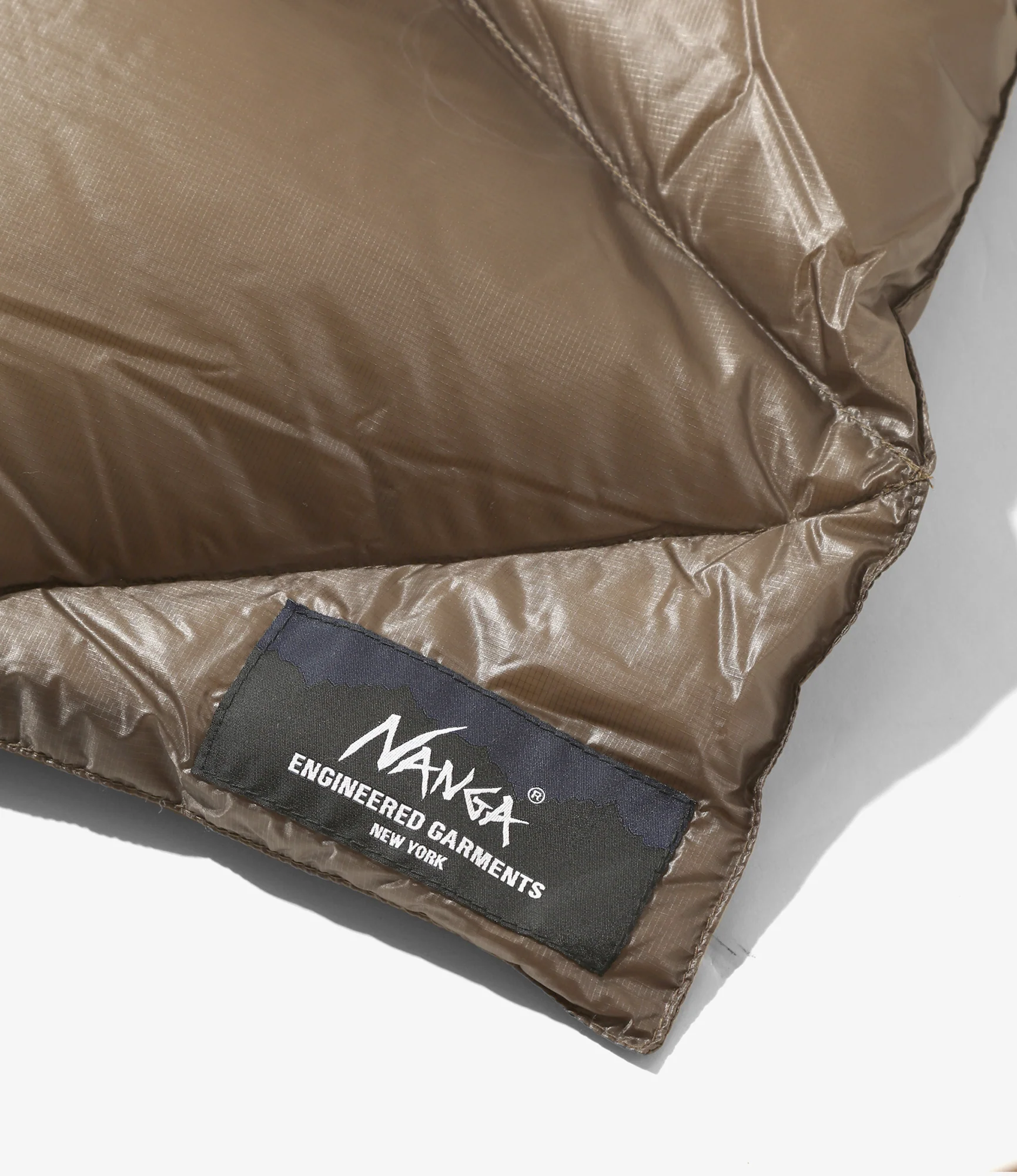 Engineered Garments x Nanga - Snap Shawl - Mocha -Nylon 2 Engineered Garments x Nanga - Snap Shawl - Mocha -Nylon