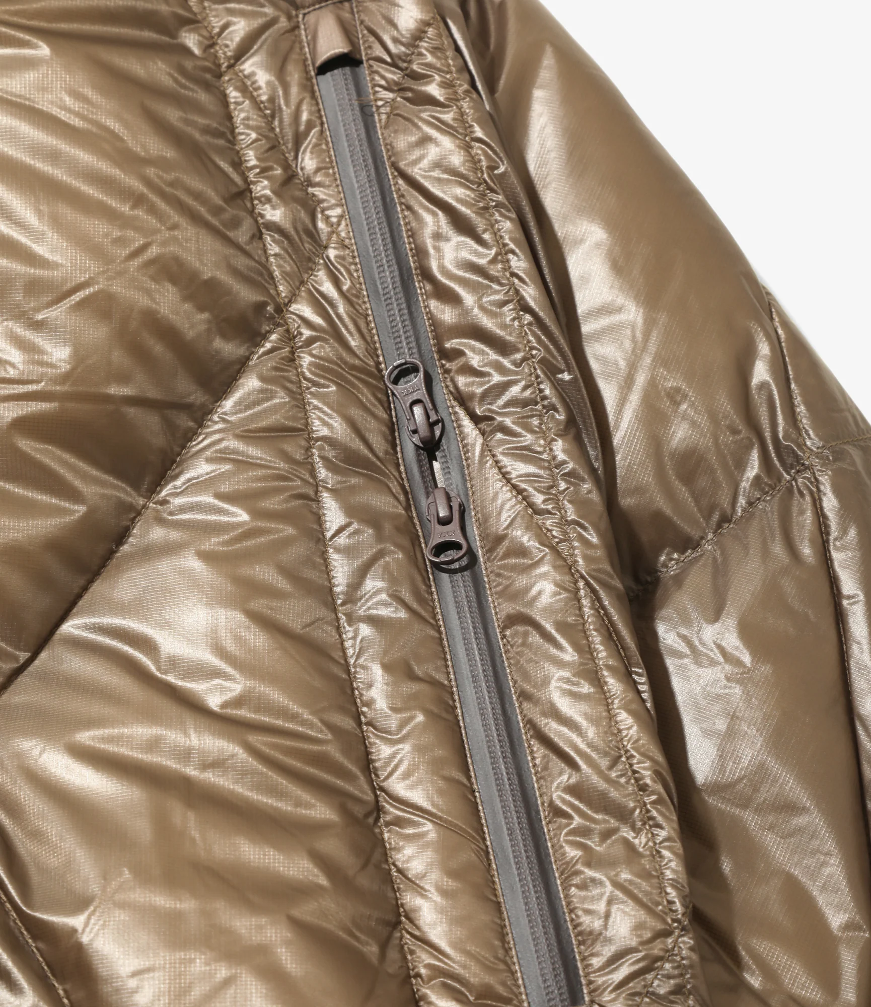 Engineered Garments x Nanga - Snap Shawl - Mocha -Nylon 3 Engineered Garments x Nanga - Snap Shawl - Mocha -Nylon