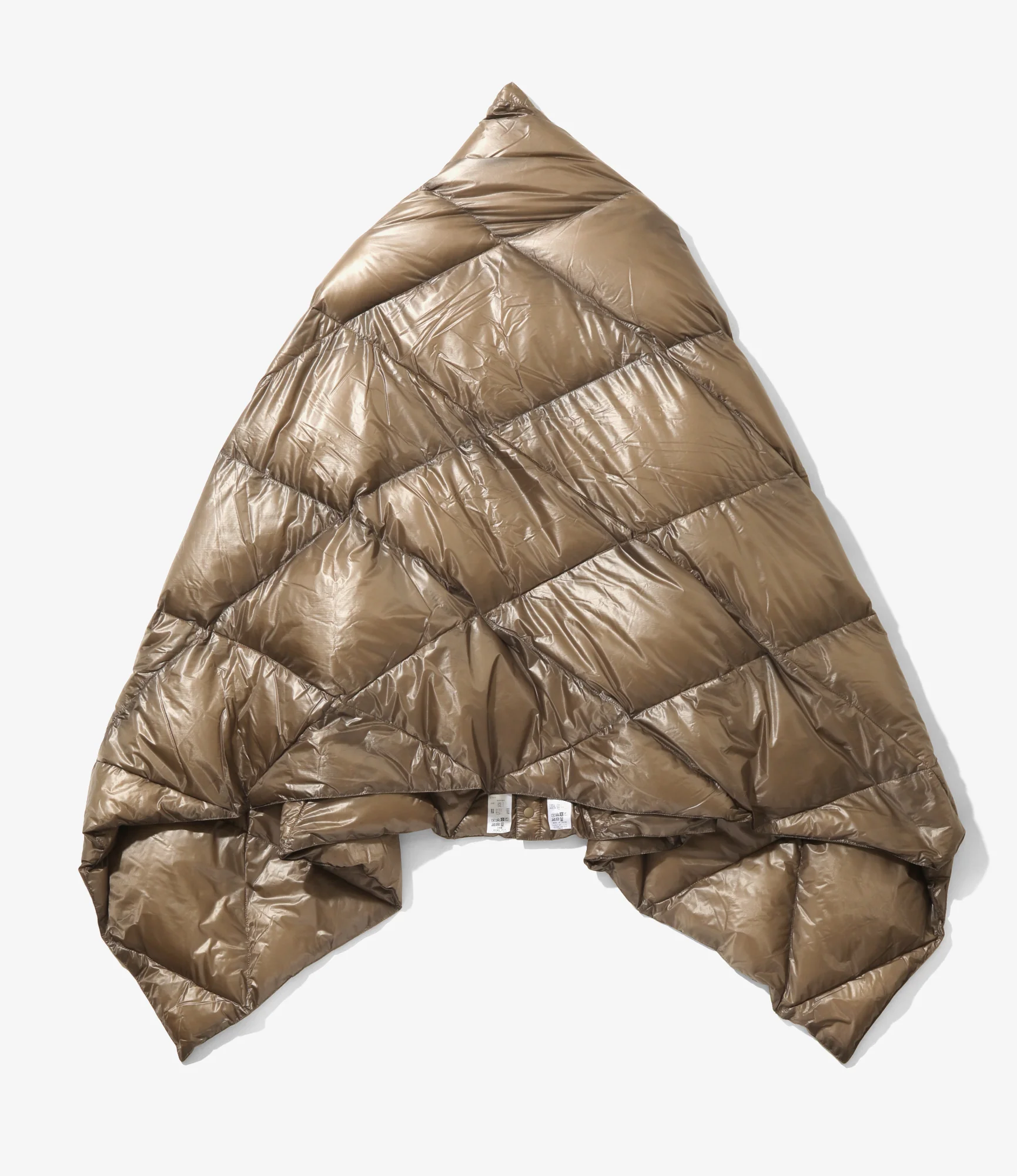 Engineered Garments x Nanga - Snap Shawl - Mocha -Nylon 4 Engineered Garments x Nanga - Snap Shawl - Mocha -Nylon