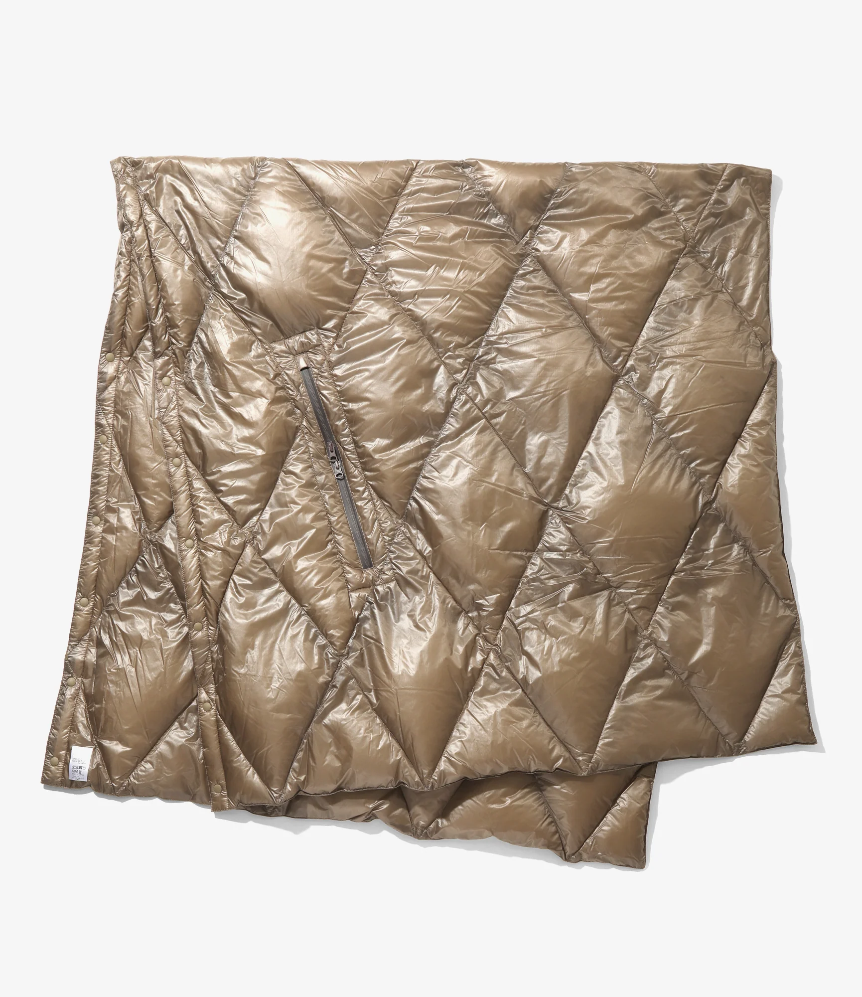 Engineered Garments x Nanga - Snap Shawl - Mocha -Nylon 5 Engineered Garments x Nanga - Snap Shawl - Mocha -Nylon