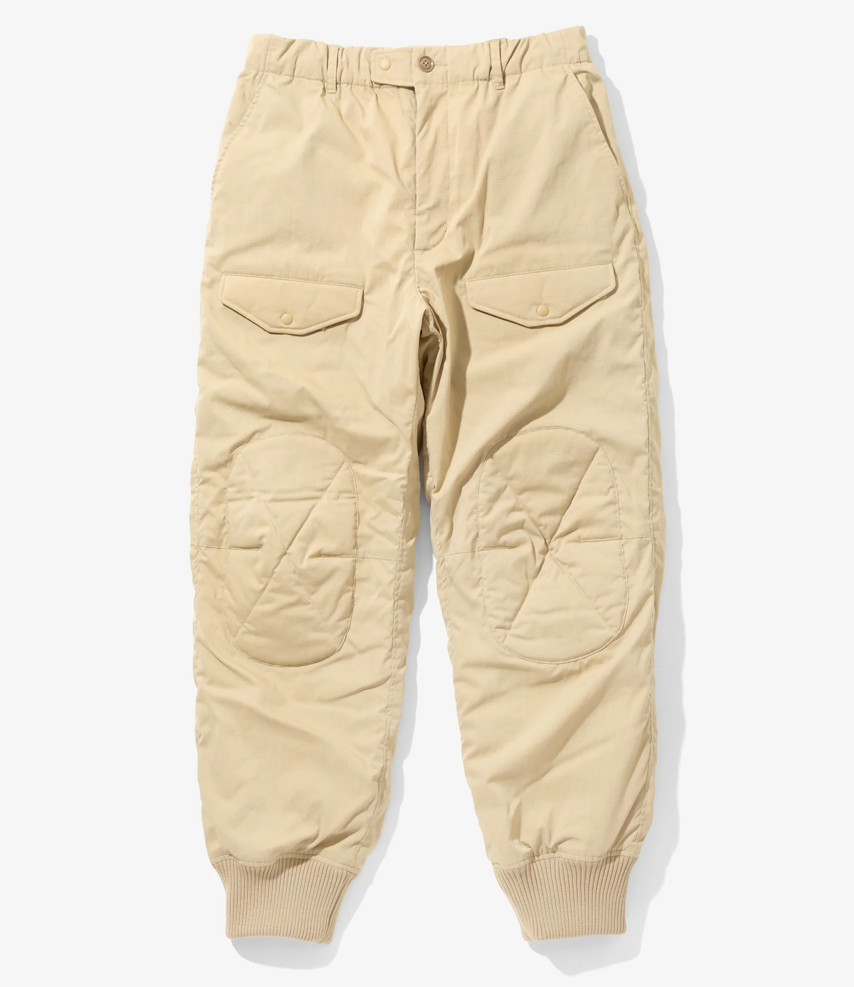Engineered Garments x Nanga - Airborne Down Pant - Beige - Flame Resistant Polyester Aramid Ripstop