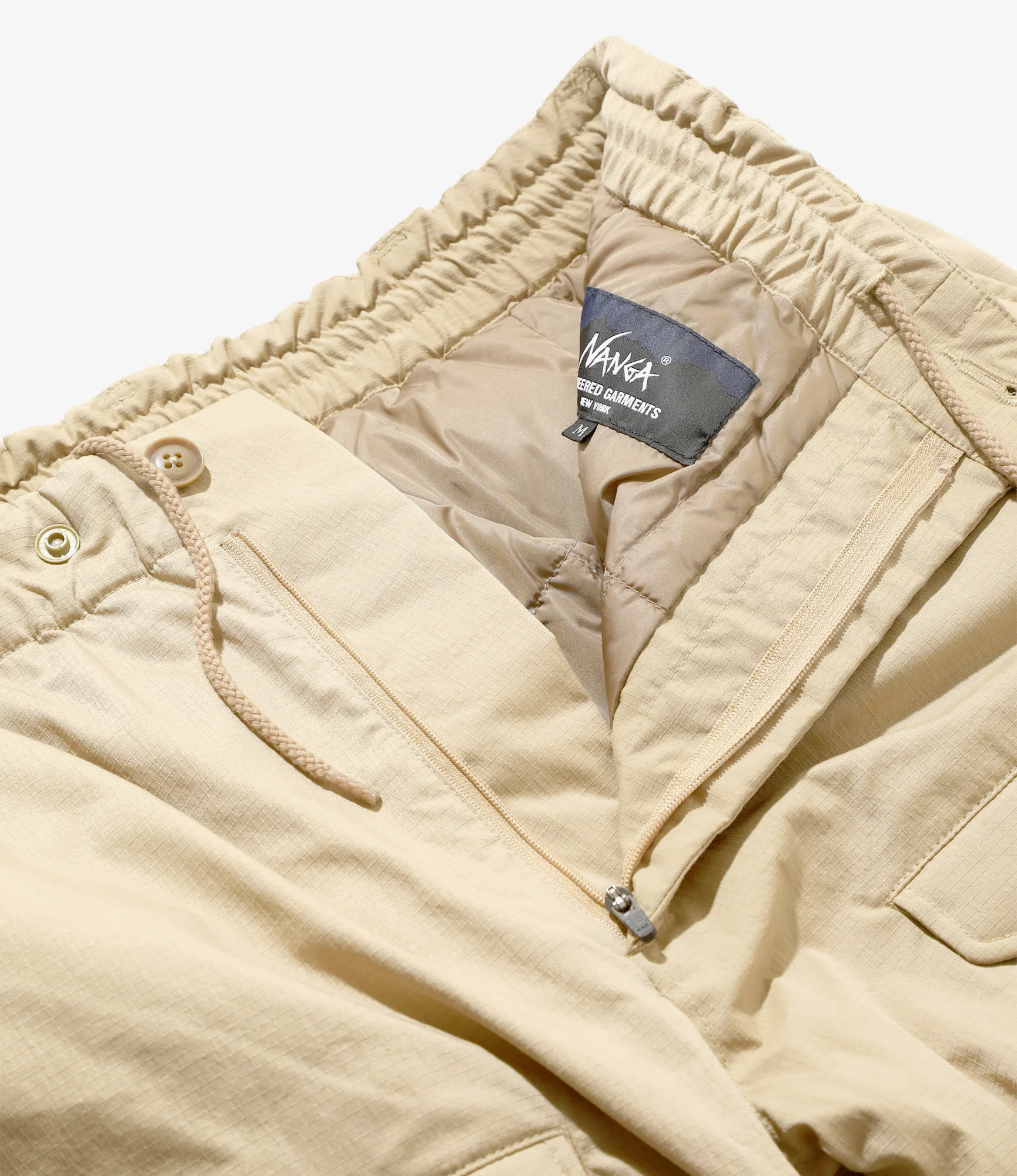 Engineered Garments x Nanga - Airborne Down Pant - Beige - Flame Resistant Polyester Aramid Ripstop 3 Engineered Garments x Nanga - Airborne Down Pant - Beige - Flame Resistant Polyester Aramid Ripstop