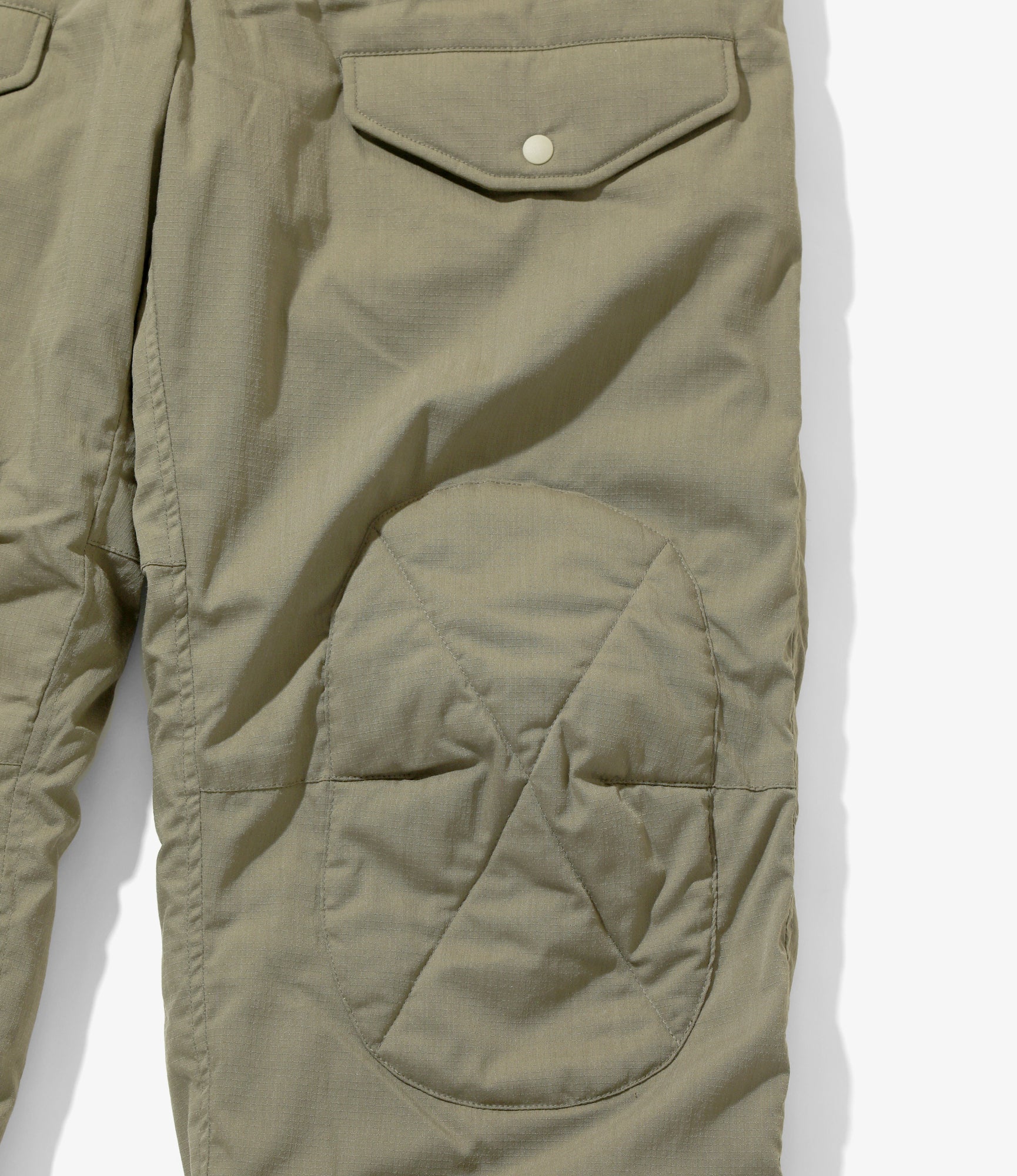 Engineered Garments x Nanga - Airborne Down Pant - Khaki - Flame Resistant Polyester Aramid Ripstop 2 Engineered Garments x Nanga - Airborne Down Pant - Khaki - Flame Resistant Polyester Aramid Ripstop