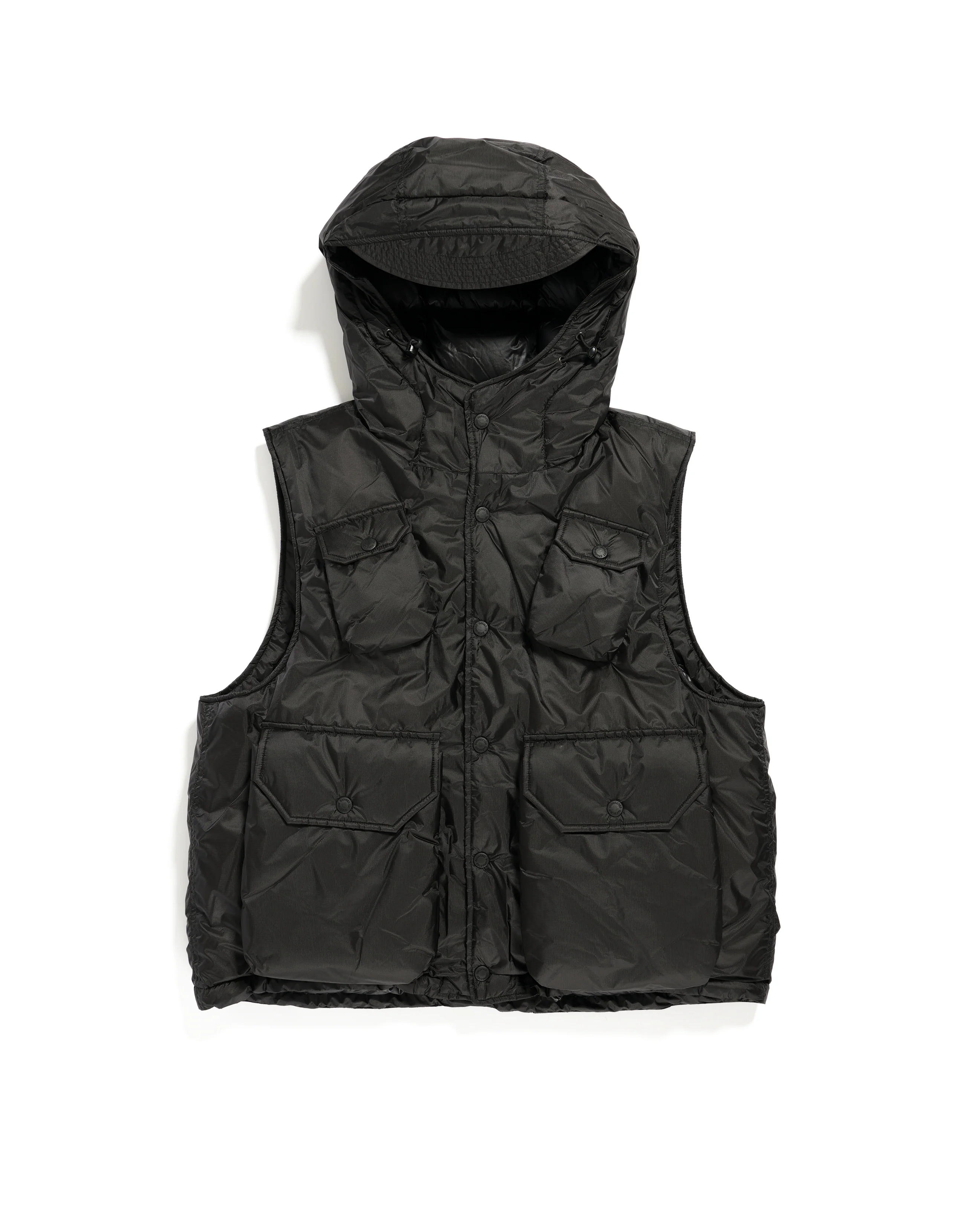 Field Down Vest - Black - Aurora Light