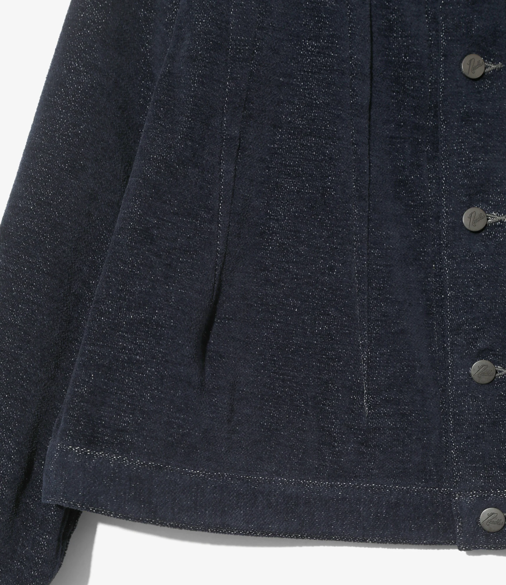Darts Jean Jacket - Navy - Cotton / Washi Chenille