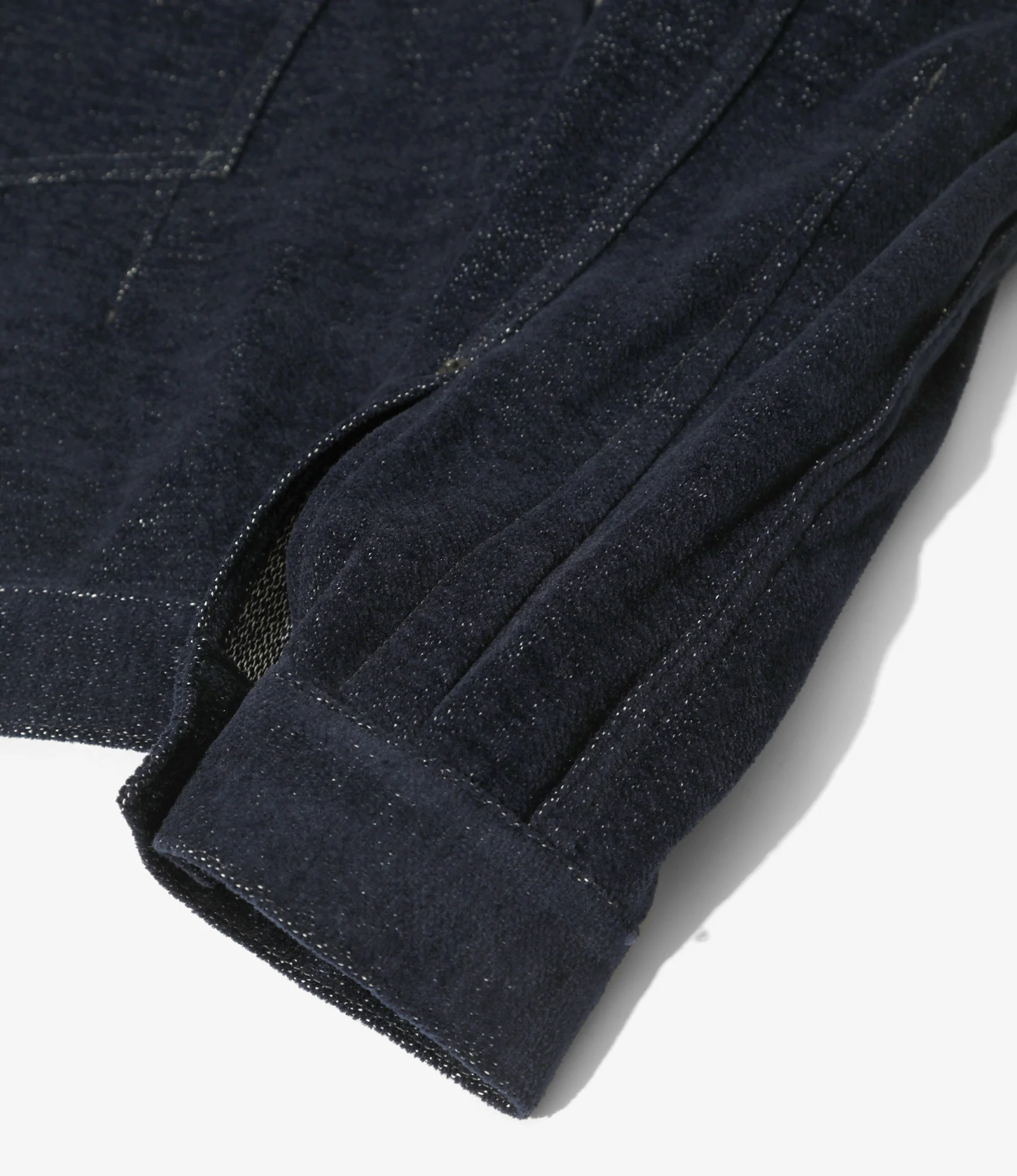 Darts Jean Jacket - Navy - Cotton / Washi Chenille